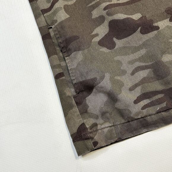 PROJEK RAW Men’s Large Camouflage Twill Trucker Shacket Army Military Jacket - Picture 7 of 10